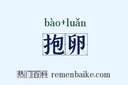 抱卵是什么意思的图片